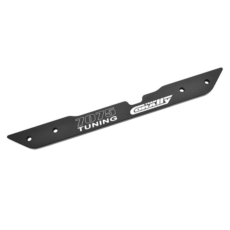 Corally Chassis Brace Center Lower Asuga XLR Swiss Made 7075 T6 3mm Hard Anodised Black C-00180-1125