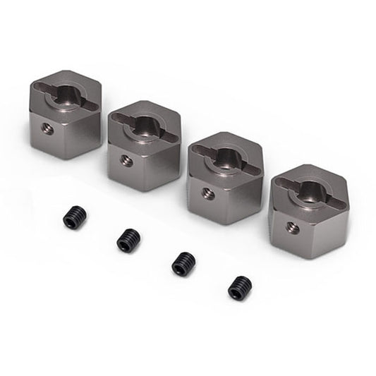 Gmade Aluminum 12mm Wheel Hub (4) (8mm Thick) GM30131