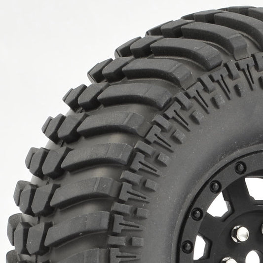 Fastrax 1:10 Crawler Paso 1.9 Mounted Scale Wheel Black FAST1260B