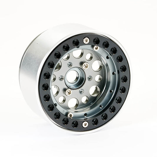 Fastrax Aluminium Beadlock Sixo 1.9" Wheels - Grey (4Pc) FAST0135GY