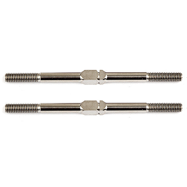 Team Associated Ft Titanium Turnbuckles 3X51mm Silver (2) AS1406
