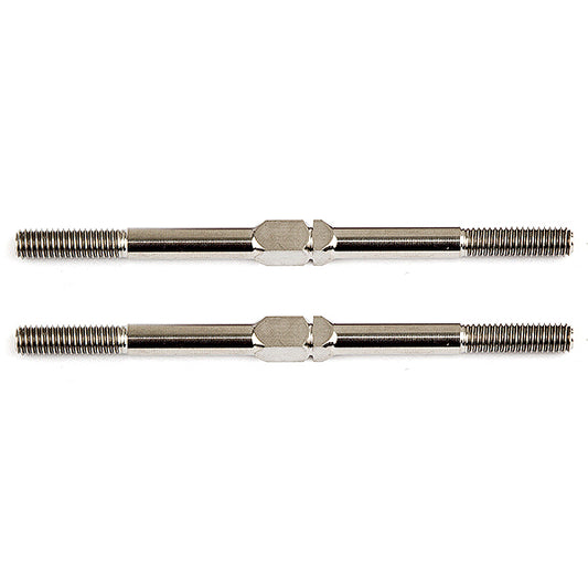 Team Associated Ft Titanium Turnbuckles 3X51mm Silver (2) AS1406