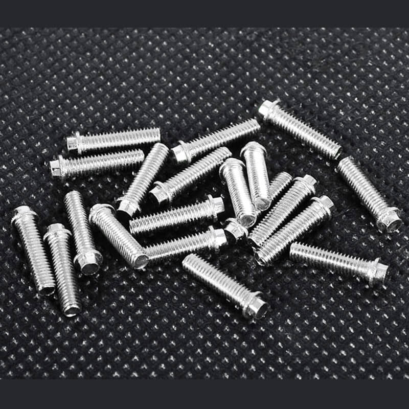 RC4WD Miniature Scale Hex Bolts (M3X12mm) (Silver) Z-S0691