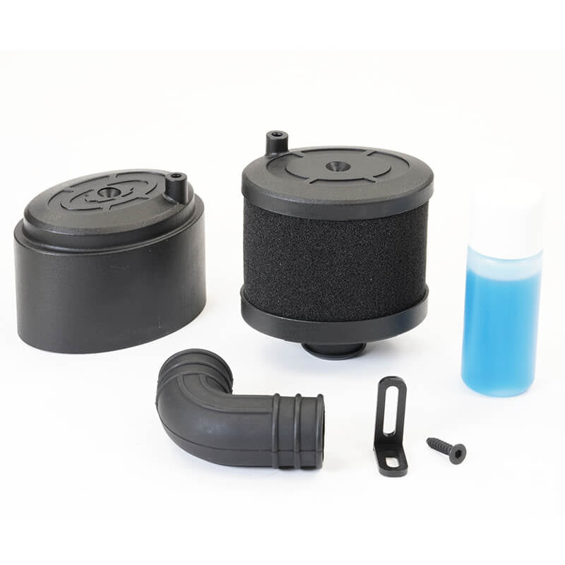 Fastrax Waterproof Air Filter 1:8 w/Air Filter Oil - Black FAST93BK
