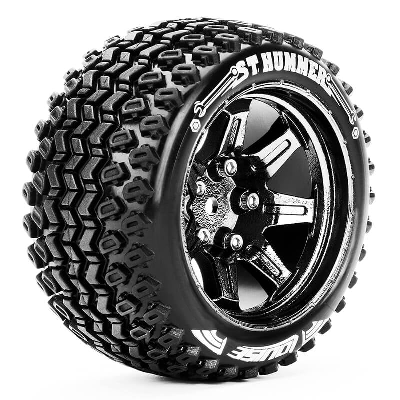 Louise RC St-Hummer 1:10 Soft Hex 14mm Black Chrome Arrma G L-T3209SBCM