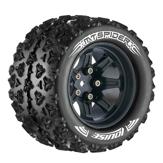 Louise RC MT-Spider 1:10 Soft Hex 14mm Black Arrma Granite L-T3203SBM