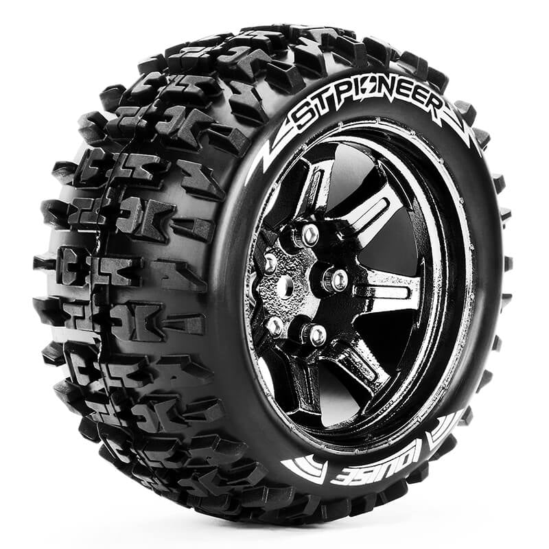 Louise RC St-Pioneer 1:10 Soft Hex 14mm Black Chrome Arrma L-T3227SBCM