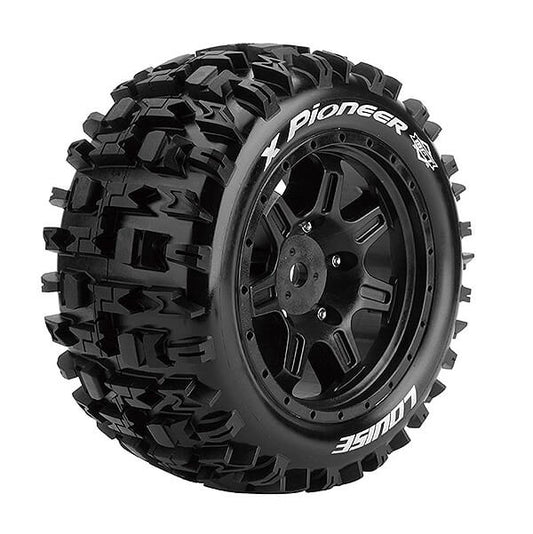 Louise RC X-Pioneer Black Mounted X-Maxx Hex 24mm L-T3296B