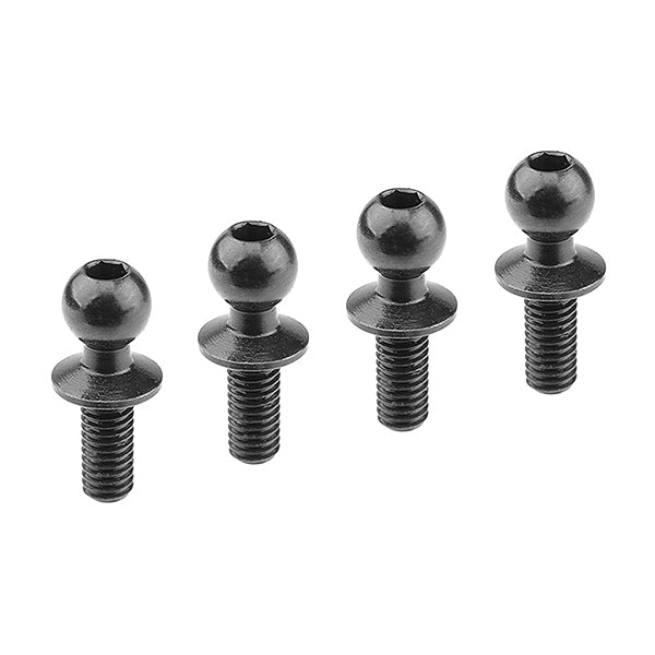 Corally Ball End Dia. 4.8mm Thread 6mm Steel 4pcs C-00140-016