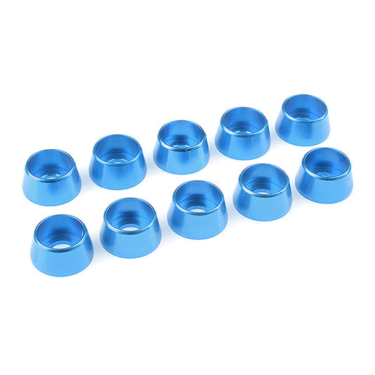 Corally Aluminium Washer for M5 Socket Head Screws Od=12mm Blue 10Pcs C-31294