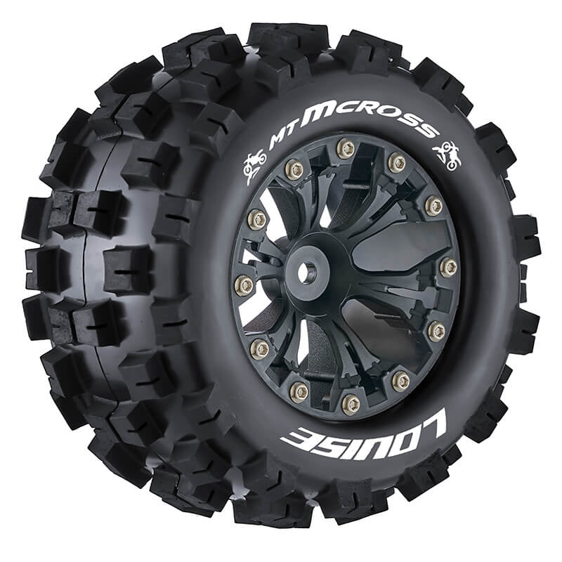 Louise RC MT-Mcross 1:10 Soft 0 Offset Black Ep Stampede 2 L-T3274SB