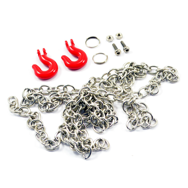 Fastrax Metal Hook & Steel Chain Set 800mm FAST2321R