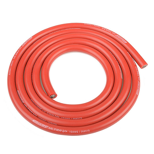 Corally Ultra V+ Silicone Wire Super Flexible Red 10AWG 2683/0.05 Strands Od 5.5mm 1M