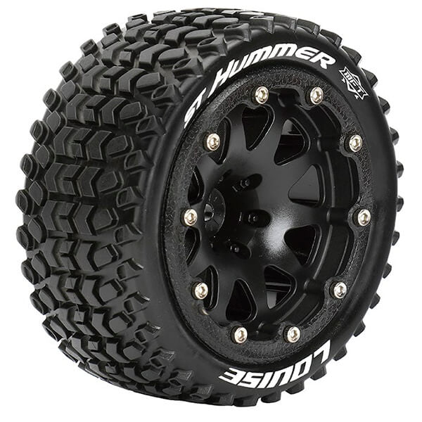 Louise RC St-Hummer 1:10 Soft Bead-Lock/1/2 Offset Hex 12mm Black L-T3314SBH