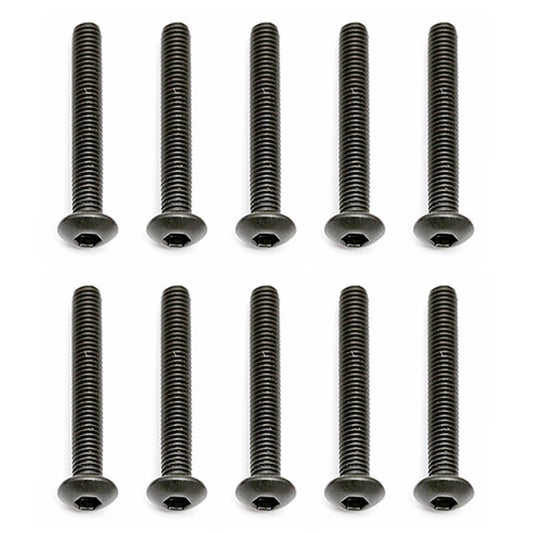 Team Associated M3 X 22 Button Head Hex Screws (10) AS25189