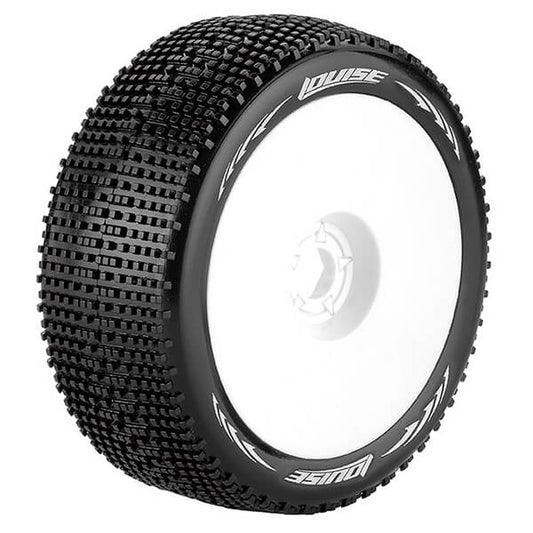 Louise RC B-Groove 1:8 Fr/Rr Super Soft Hex 17mm White L-T370VW