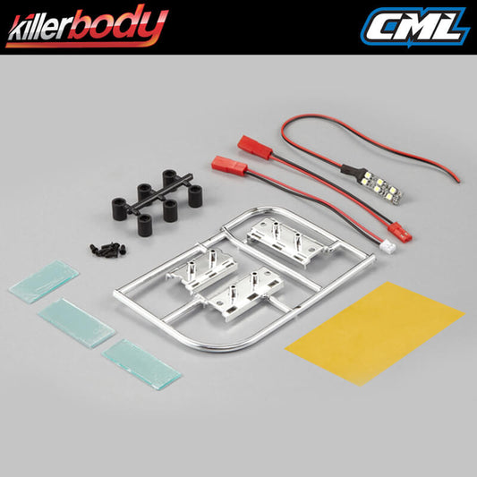 Killerbody Number Plate w/Led Unit Set 1:10 Touring Car KB48351
