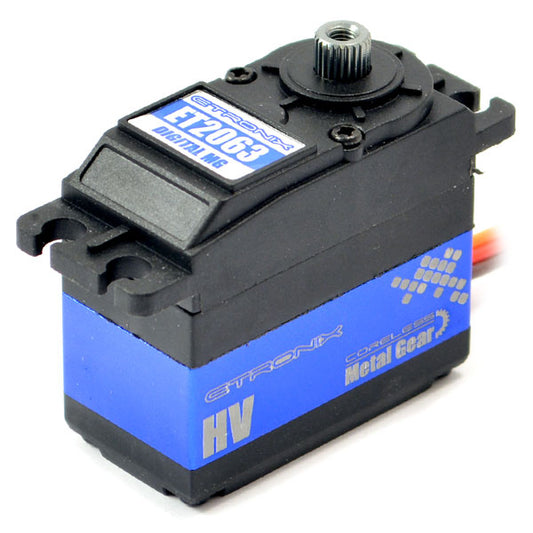 Etronix 32.3kg/0.10S Std Digital High Voltage Servo Metal Gear ET2063