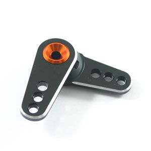 Fastrax 25T Black Aluminium 4-in-1 Servo Horn (Savox/Fut) FAST319B