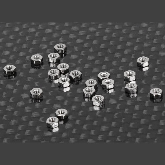 RC4WD Regular M1.6 Nuts (Silver) Z-S1230