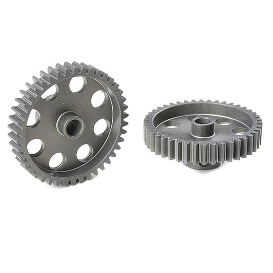 Corally 48 dp Pinion Short Hard Anodised Al7075 42 Teeth Shaft Dia. 3.17mm