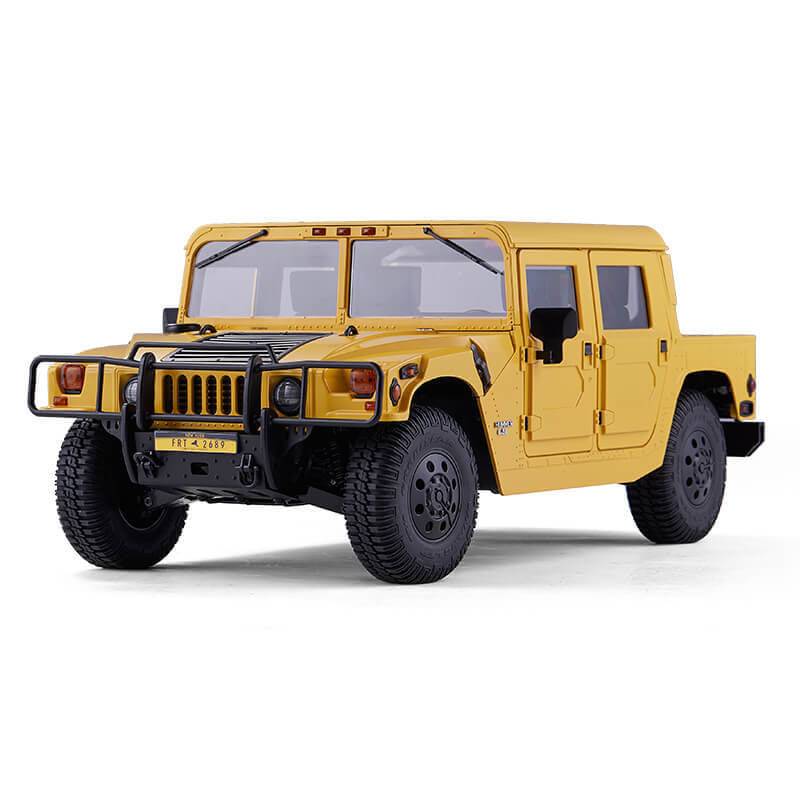 FMS Hummer H1 Alpha 1:12 Scaler RTR RC Car- Yellow FMS11261RTRYL