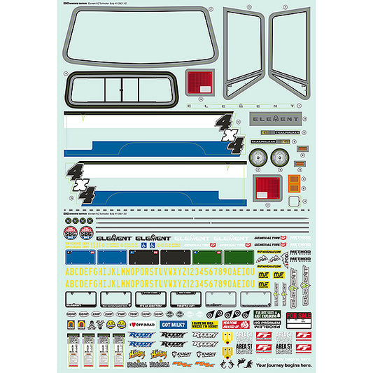 Element RC Trailwalker Body Decals EL42142