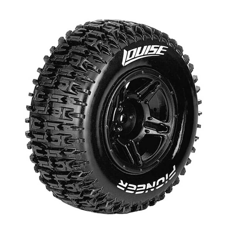 Louise RC Sc-Pioneer 1:10 RR Soft Slash RR , Slash 4*4 F/R Black L-T3148SBTR