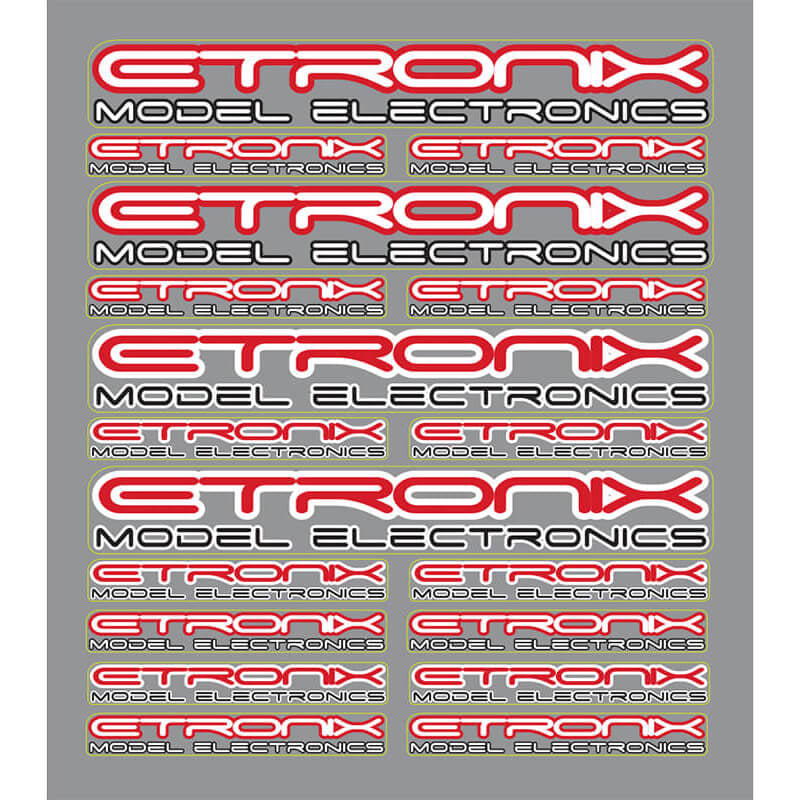 Etronix Mini Decal Sheet CML104