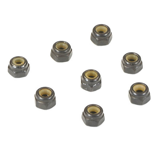 Fastrax Nyloc Nut M2 Black FASTM2BK