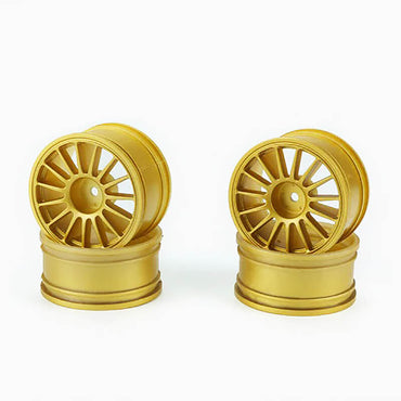 Carisma M48S Multi Spoke Wheels Set 12mm Hex (Gold) CA16479