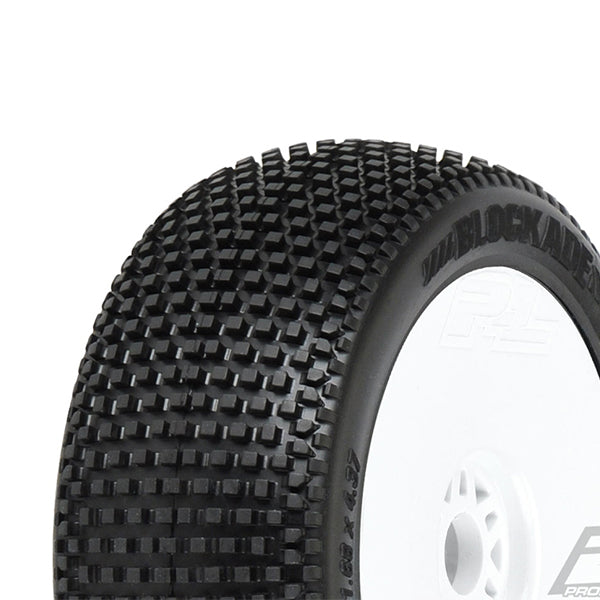 Proline 'Blockade' S2 Premount Velocity V2 White Wheels (2) PL9039-232