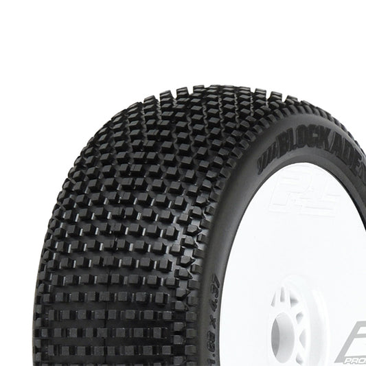 Proline 'Blockade' S2 Premount Velocity V2 White Wheels (2) PL9039-232