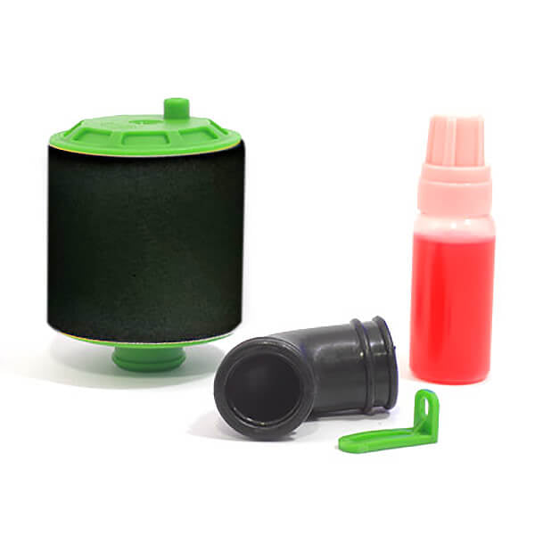 Fastrax 1:10 Air Filter Re-Buildable - Green FAST851G