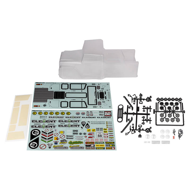 Element RC Enduro Zuul Body Set Clear EL42355