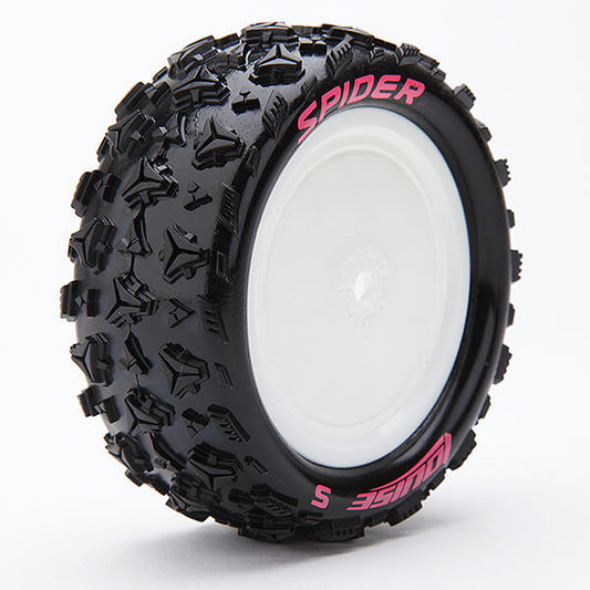 Louise RC E-Spider 1:10 4Wd/Fr Soft Kyosho Hex 12mm White L-T3198SWKF