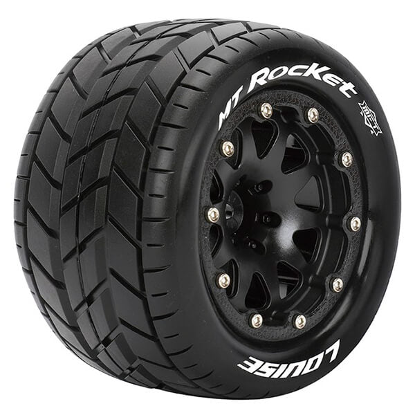 Louise RC MT-Rocket 1:10 Soft Bead-Lock/0 Offset Hex 12mm Black L-T3307SB