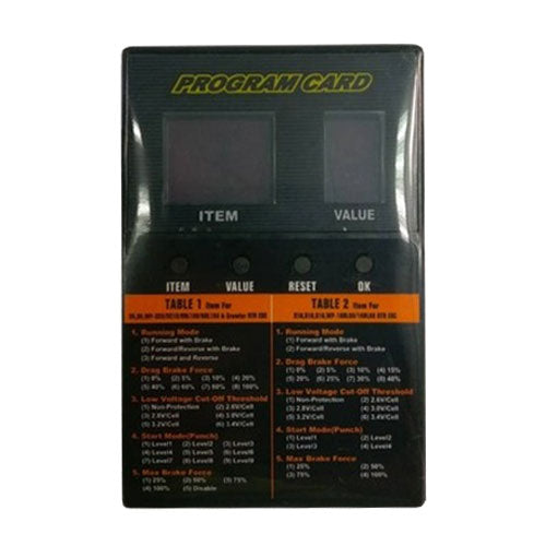 HoBao MT ESC Program Card H89324