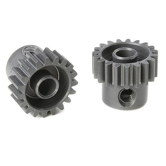 Corally 48 dp Pinion Short Hard Anodised Al7075 19 Teeth Shaft Dia. 3.17mm