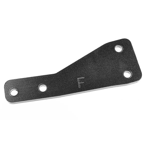 Corally Shock Tower Brace Front MT Aluminum Black 1pc C-00180-663