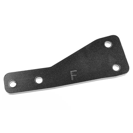 Corally Shock Tower Brace Front MT Aluminum Black 1pc C-00180-663