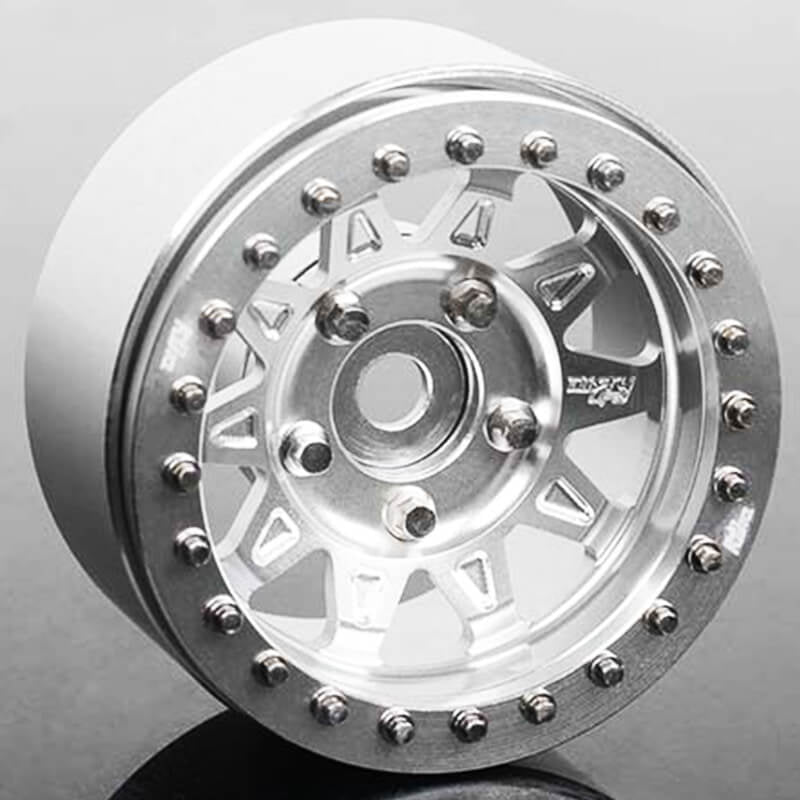 RC4WD Dirty Life Roadkill 1.7" Beadlock Wheels (Silver) Z-W0298