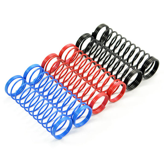 Fastrax 1:10 95mm Spring Set Soft/Blue,Med/Red,Hard/Black FAST158-S
