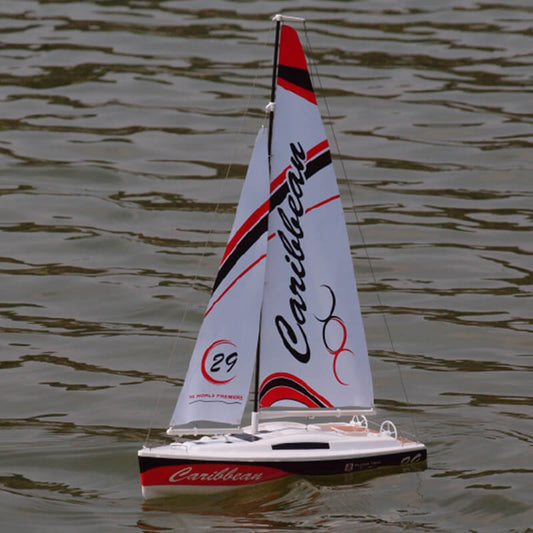 Joysway Caribbean Yacht Red RTR RC Boat V2.0 JY8802V2