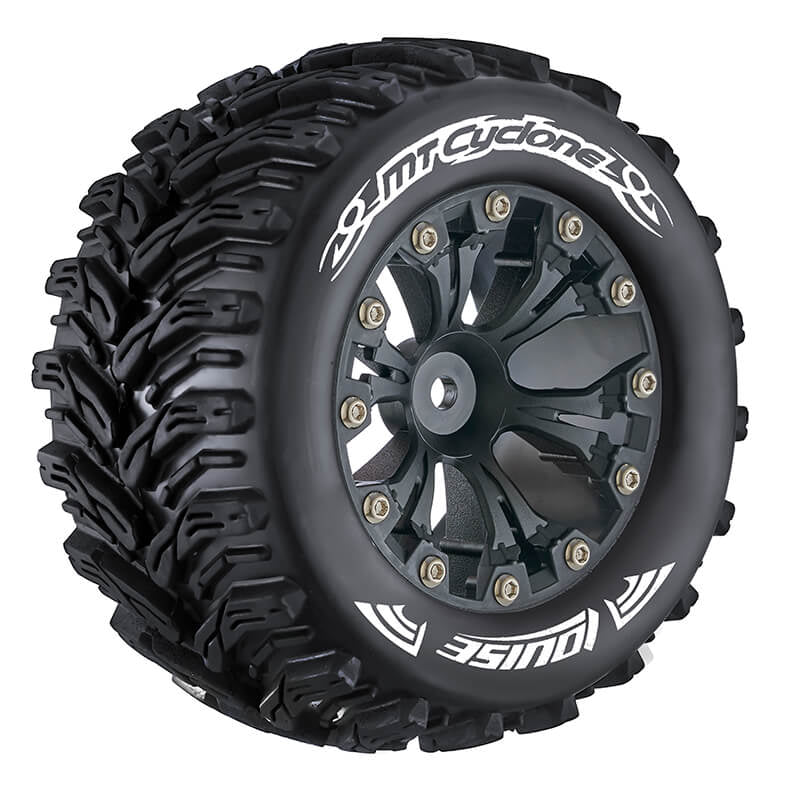 Louise RC MT-Cyclone 1:10 Soft 0 Offset Black Ep Stampede L-T3226SB