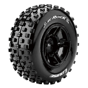 Louise RC Sc-Rock 1:10 RR Soft Slash Rr, Slash 4*4 F/R Black L-T3229SBTR