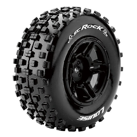 Louise RC Sc-Rock 1:10 RR Soft Slash Rr, Slash 4*4 F/R Black L-T3229SBTR