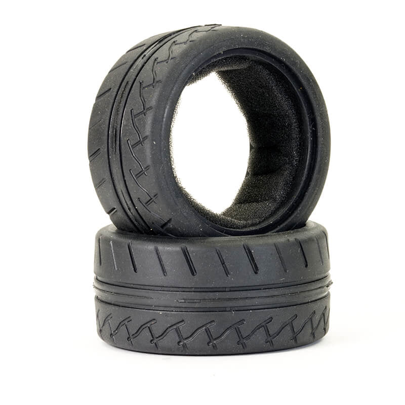 FTX Stinger Front 32mm Rubber Tyre w/Inserts (Pr) FTX10576
