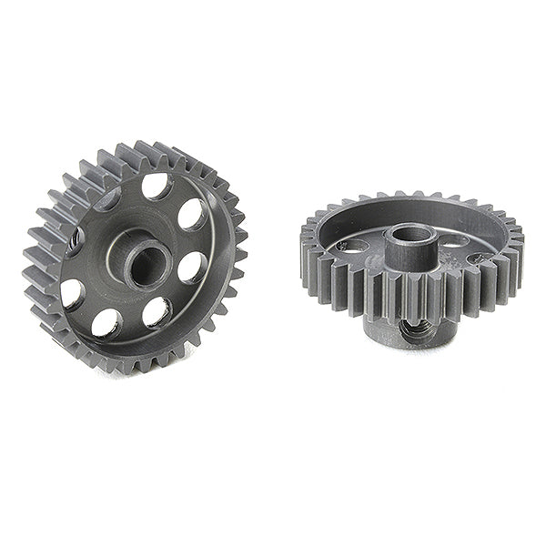 Corally 48 dp Pinion Short Hard Anodised Al7075 33 Teeth Shaft Dia. 3.17mm