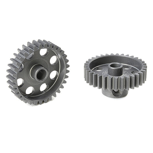 Corally 48 dp Pinion Short Hard Anodised Al7075 33 Teeth Shaft Dia. 3.17mm